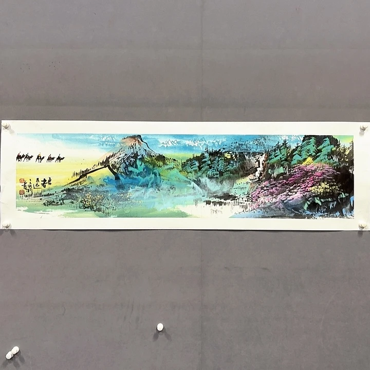 国画亲笔手绘放心去藏