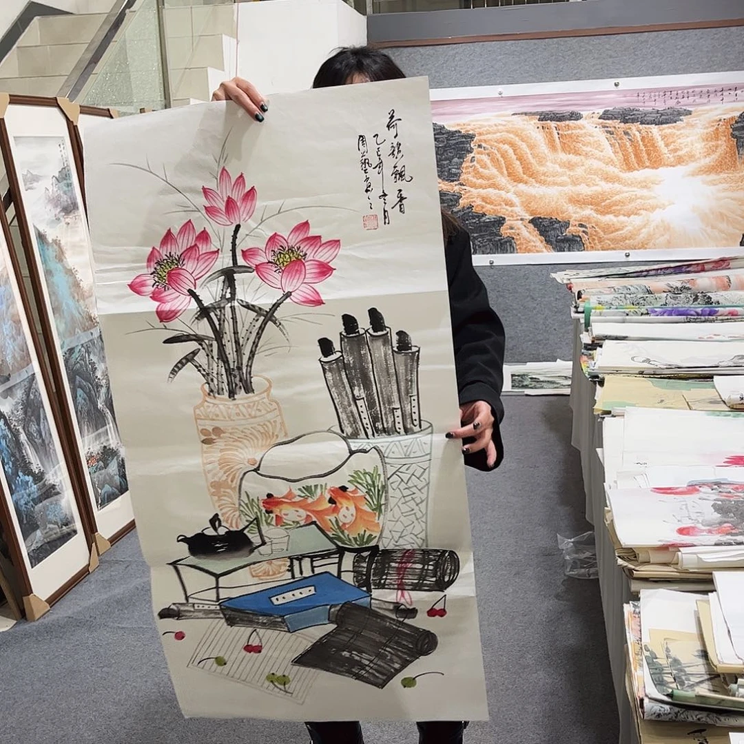 国画HD国画作品单幅任发