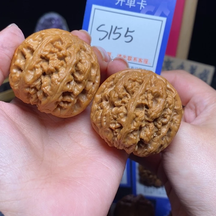 吊坠文玩核桃44球筋s155