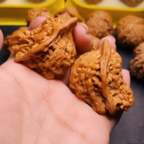 文玩核桃比翼鸟一对