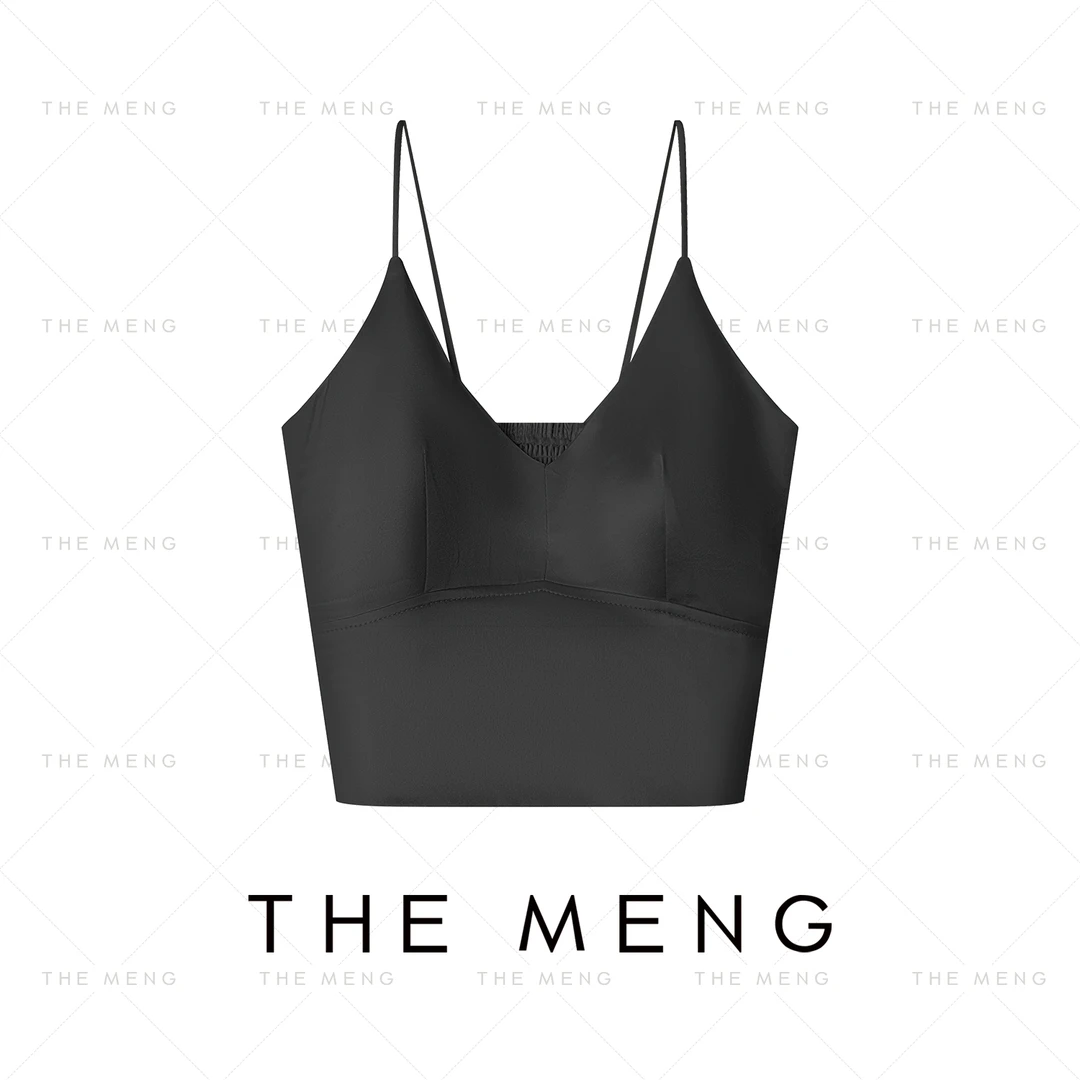 THE MENG【胸姿】醋酸纤维极简通勤显瘦吊带美背#M251D0113