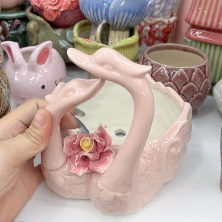 有孔.多肉陶瓷花盆！