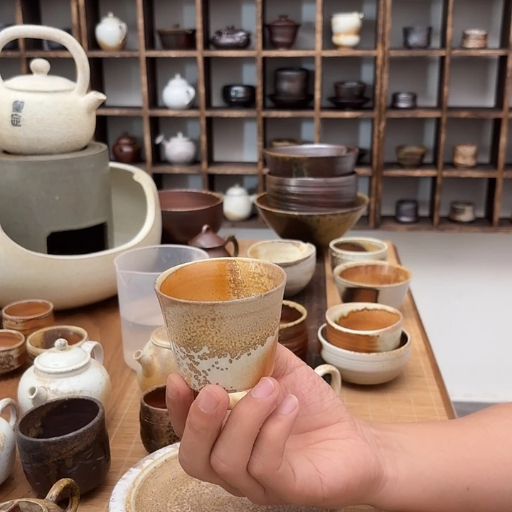 子樵造像柴烧手作主人杯