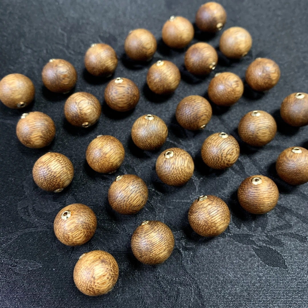 「戴琴珠宝」DQ5038-18k金12mm左右圆珠（多样性发其一）