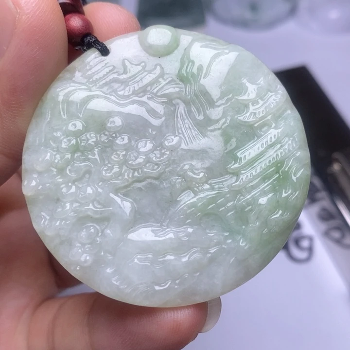 颈饰未镶嵌翡翠翡翠