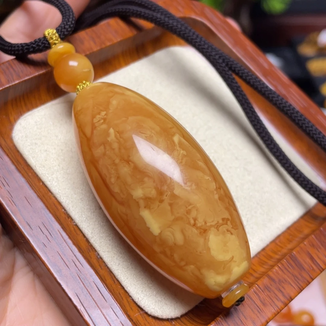蜜蜡颈饰未镶嵌项链