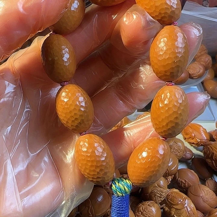 橄榄核手串/手链钻石面珠