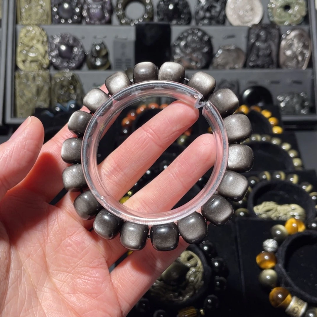 黑曜岩珠宝奇石未镶嵌猫*