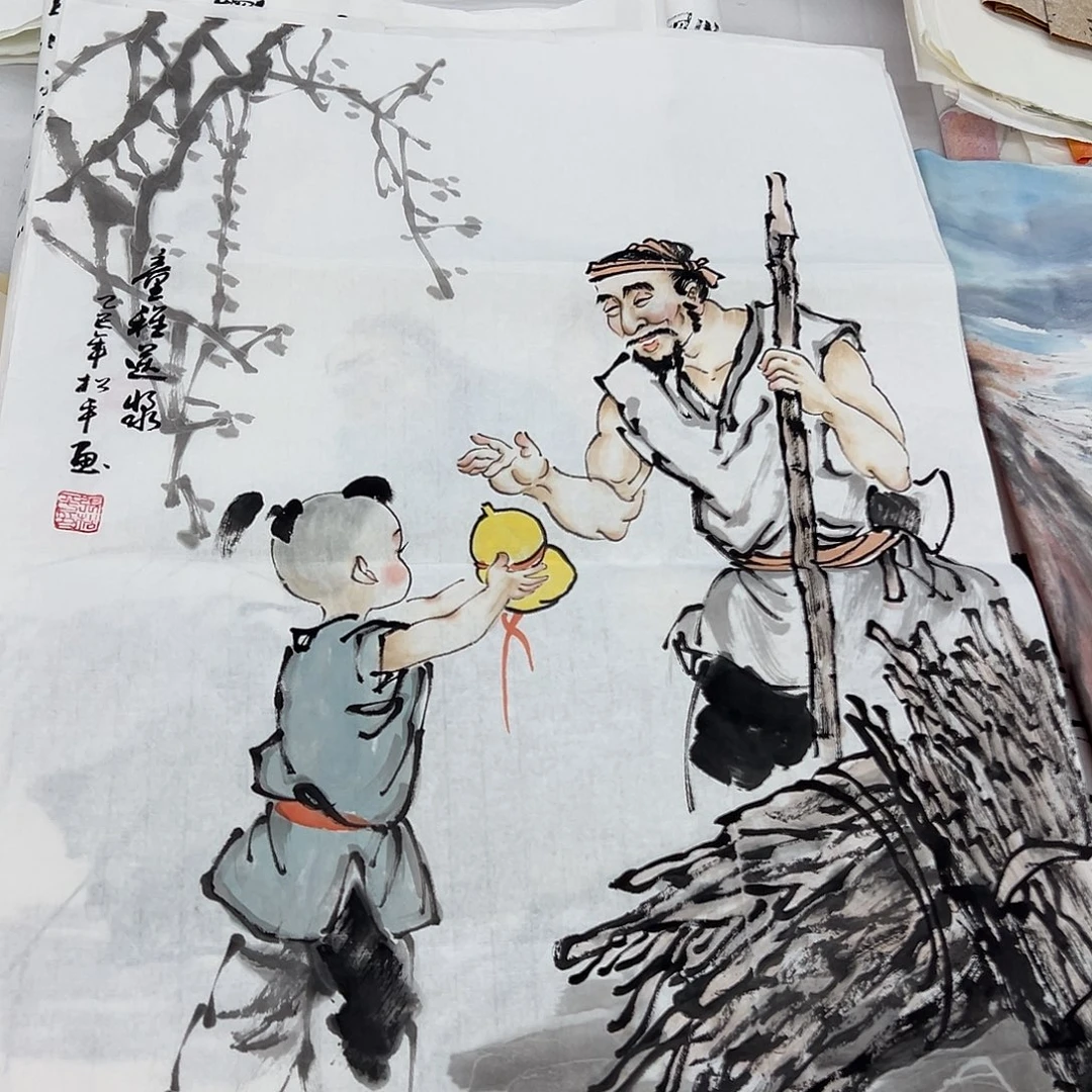国画纯手绘作品欣赏