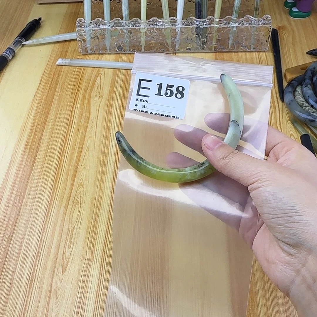 蛇纹石玉发饰合金A*i