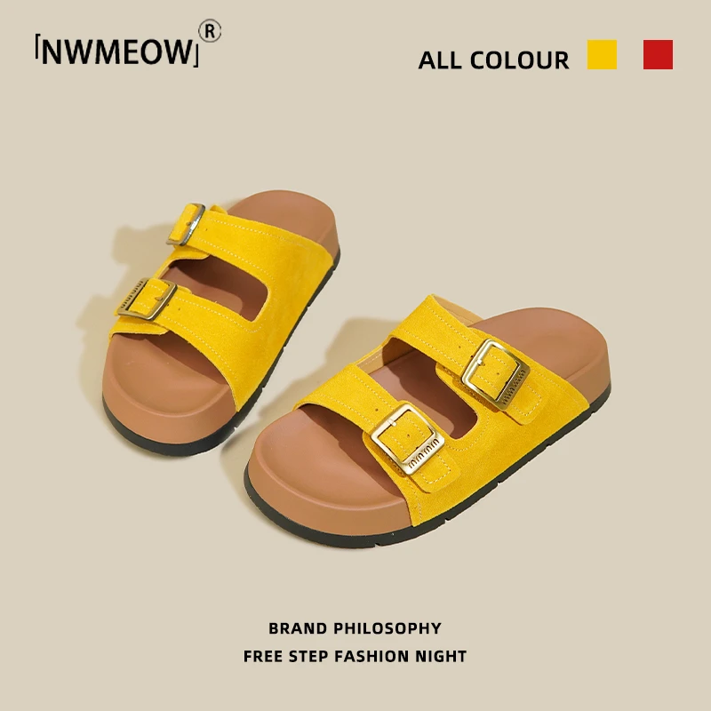 Nwmeow勃肯鞋女半拖凉鞋2025春夏季新款休闲运动鞋轻便舒适