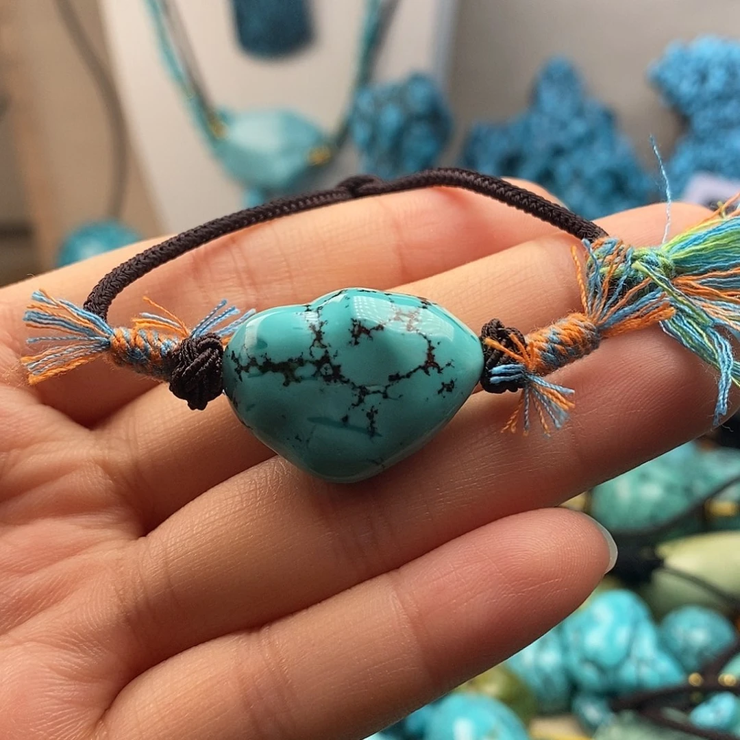 绿松石未镶嵌珠宝半成品