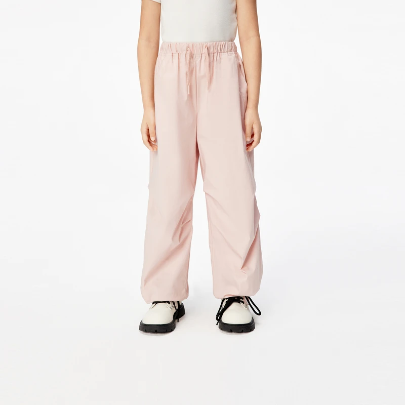 littlemoco童装25春装新款男女童束脚裤伞兵裤长裤#KBE1PATT04