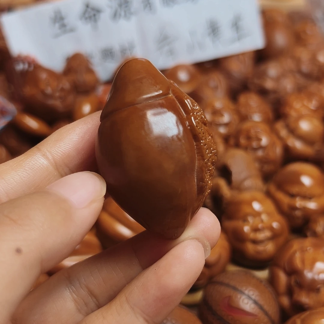 橄榄核把件生命鲍鱼