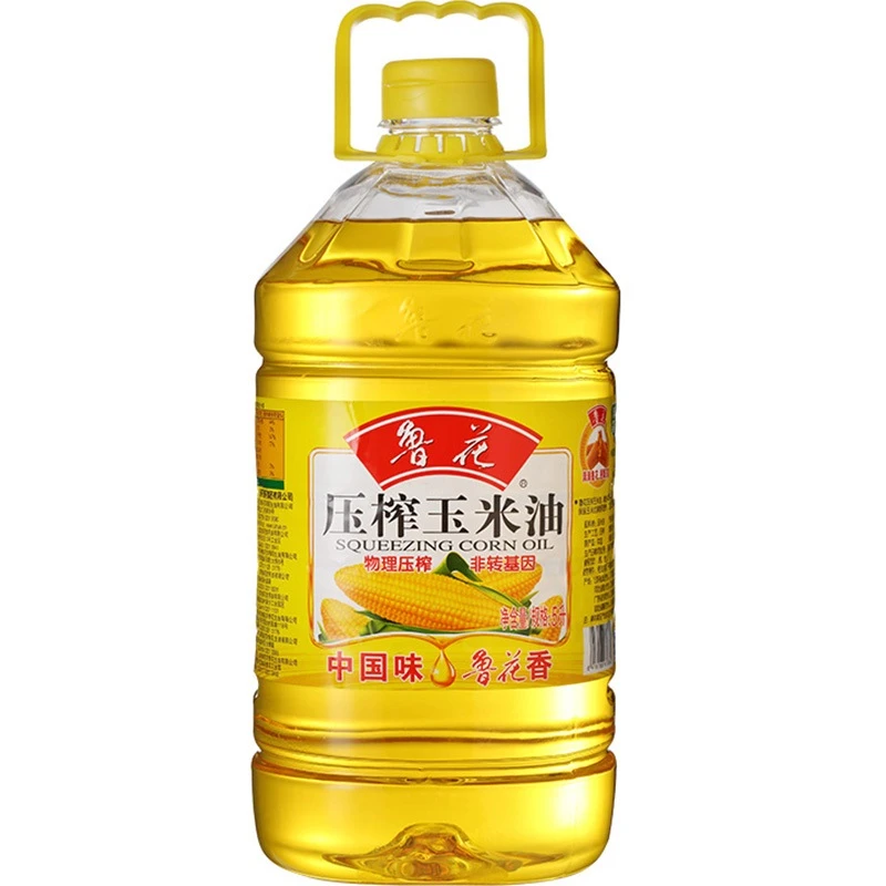 鲁花压榨玉米油（非转基因）5L