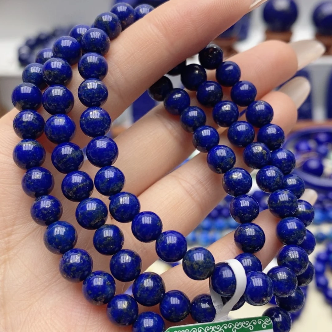 青金石未镶嵌手链6.6mm