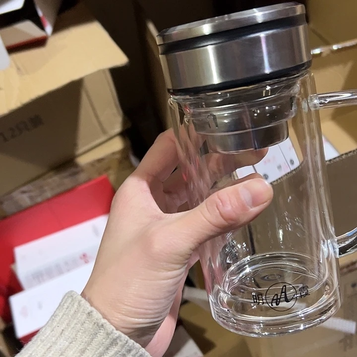 明霞端把 78-400ml  黑 。。双层端把