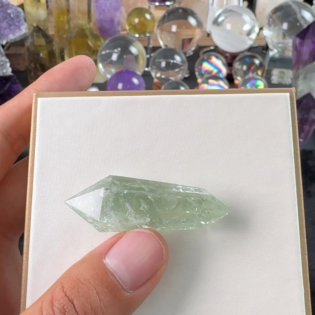 水晶珠宝半成品未镶嵌绿水晶