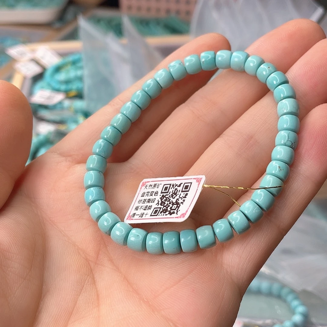 银S925镶嵌绿松石颈饰