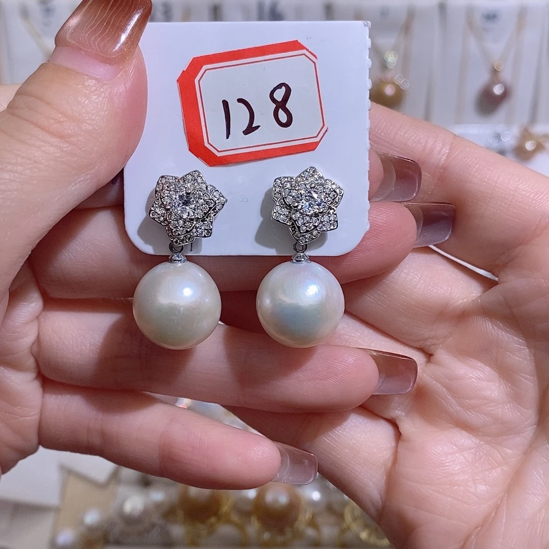 选***择耳饰未镶嵌淡水珍珠w