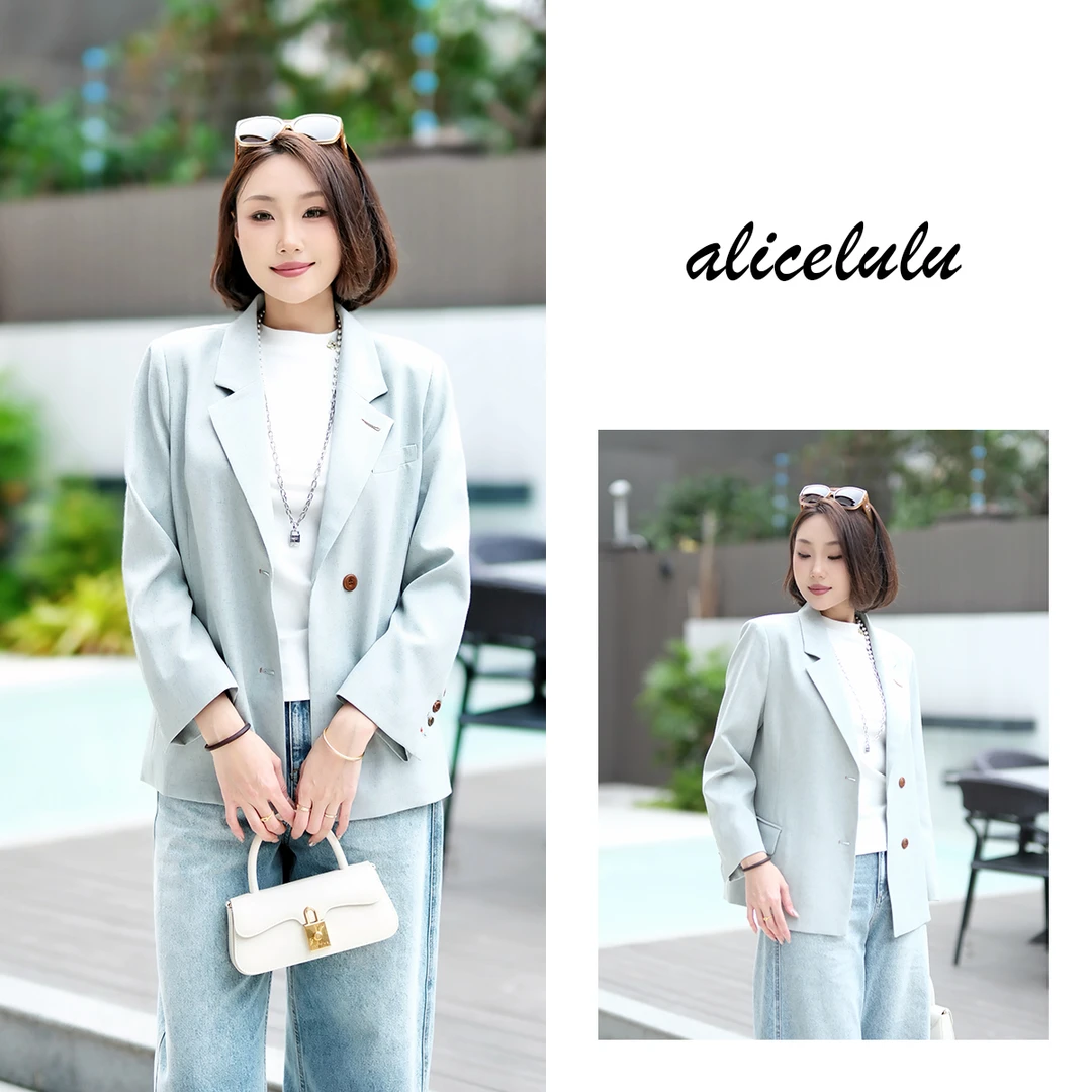 4 ALICE “春日独白”短外套 西式立裁 轻薄显瘦 S2142013T