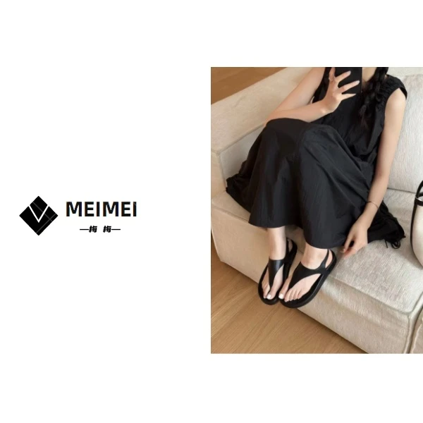 XMM【地母系夹脚凉鞋】时尚百搭潮流夏季休闲外穿防滑-J7800-1516-1