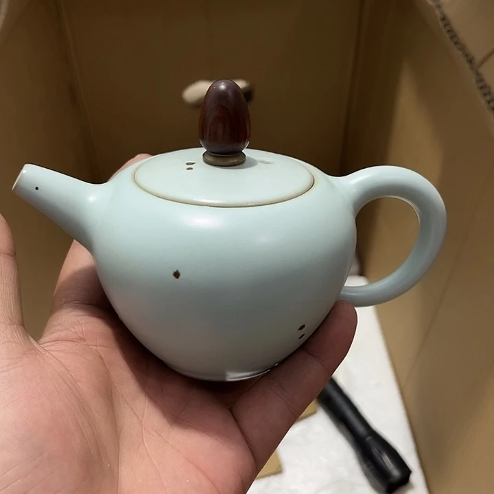 古***树瓷片茶摆件工艺品摆件666