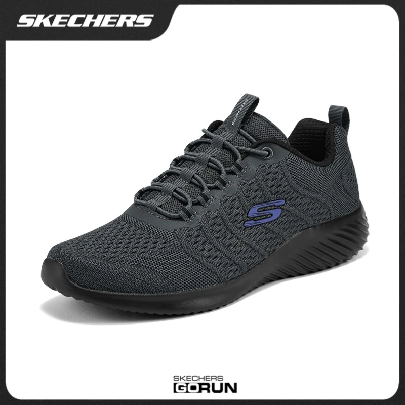 【透气大网孔】斯凯奇秋季简约轻便跑鞋舒适男鞋减震运动鞋8790305