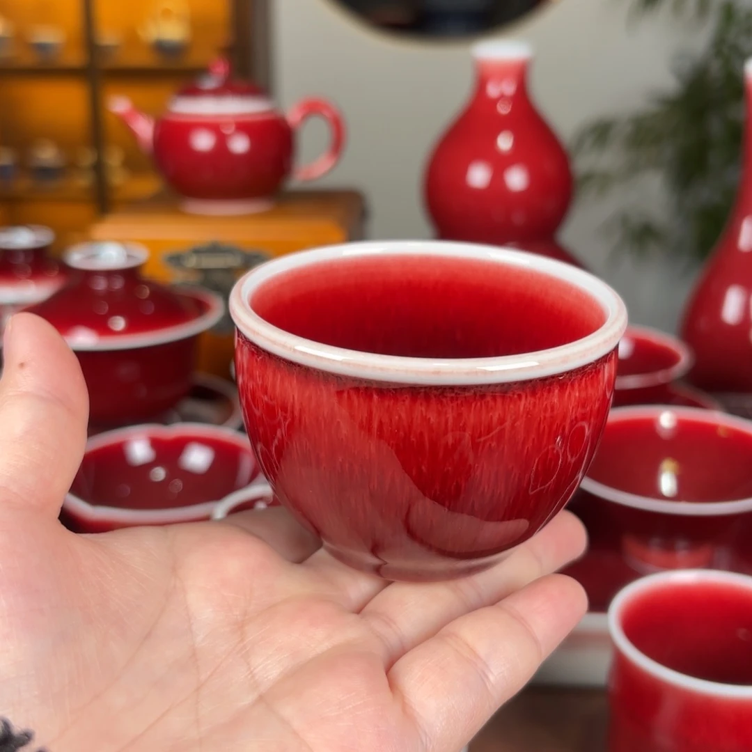 杯子景德镇高温原矿釉