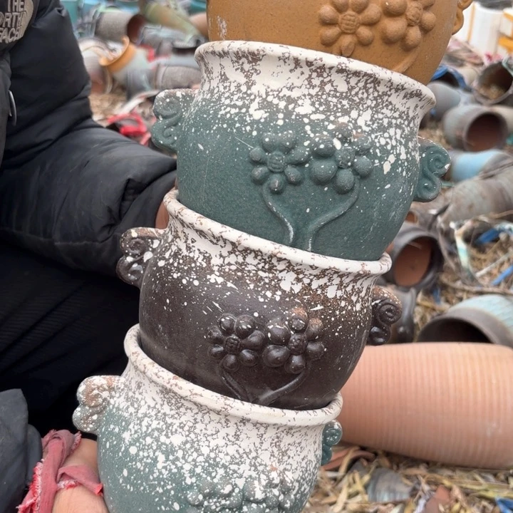 红陶口径 花盆 高度 15 14