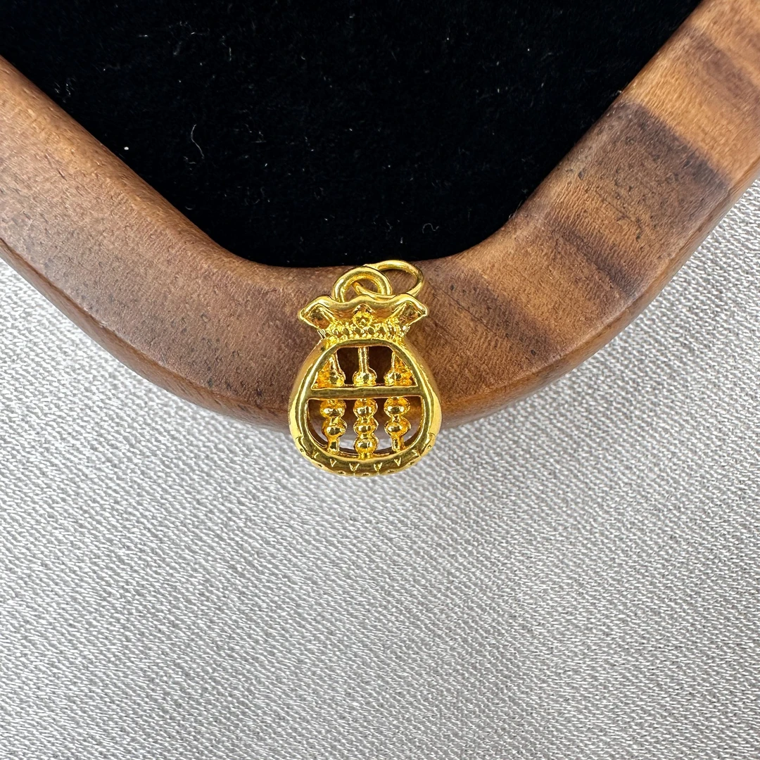 【足金999】福袋算盘AA086