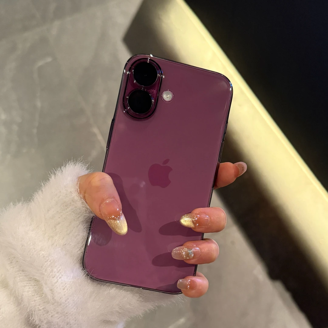 透黑不发黄适用于苹果16手机壳iPhone15promax简约高级14全包镜头