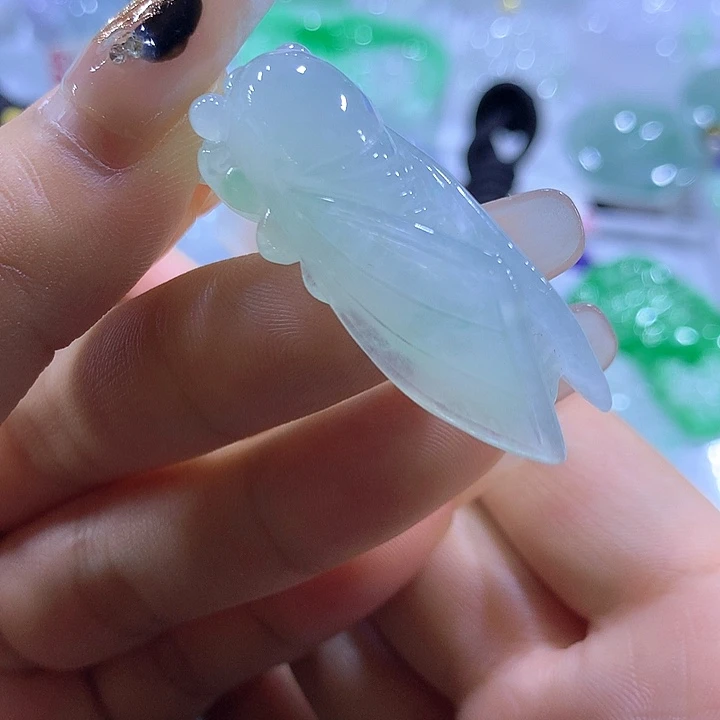 颈饰未镶嵌翡翠天然翡翠A货吊坠