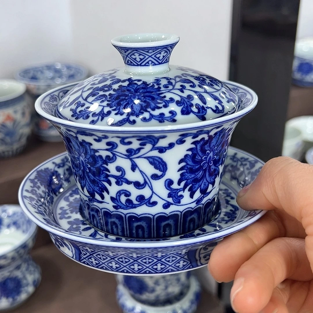 盖碗七七景德镇等着景德镇瓷器收藏