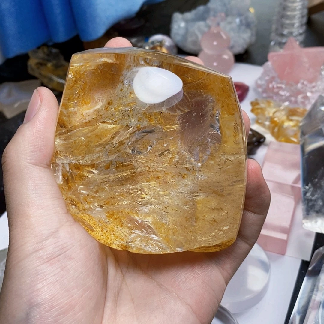 平***点未镶嵌珠宝半成品水晶