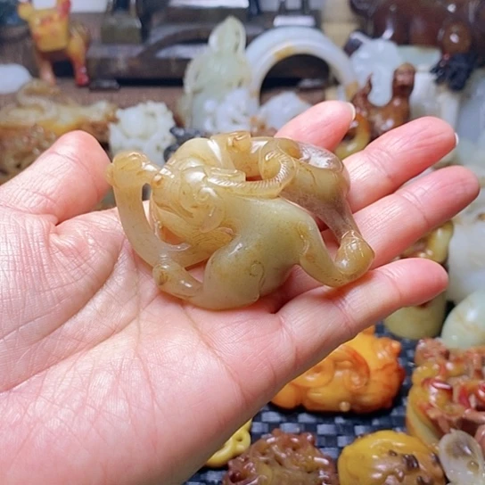 和田玉挂件未镶嵌观****文