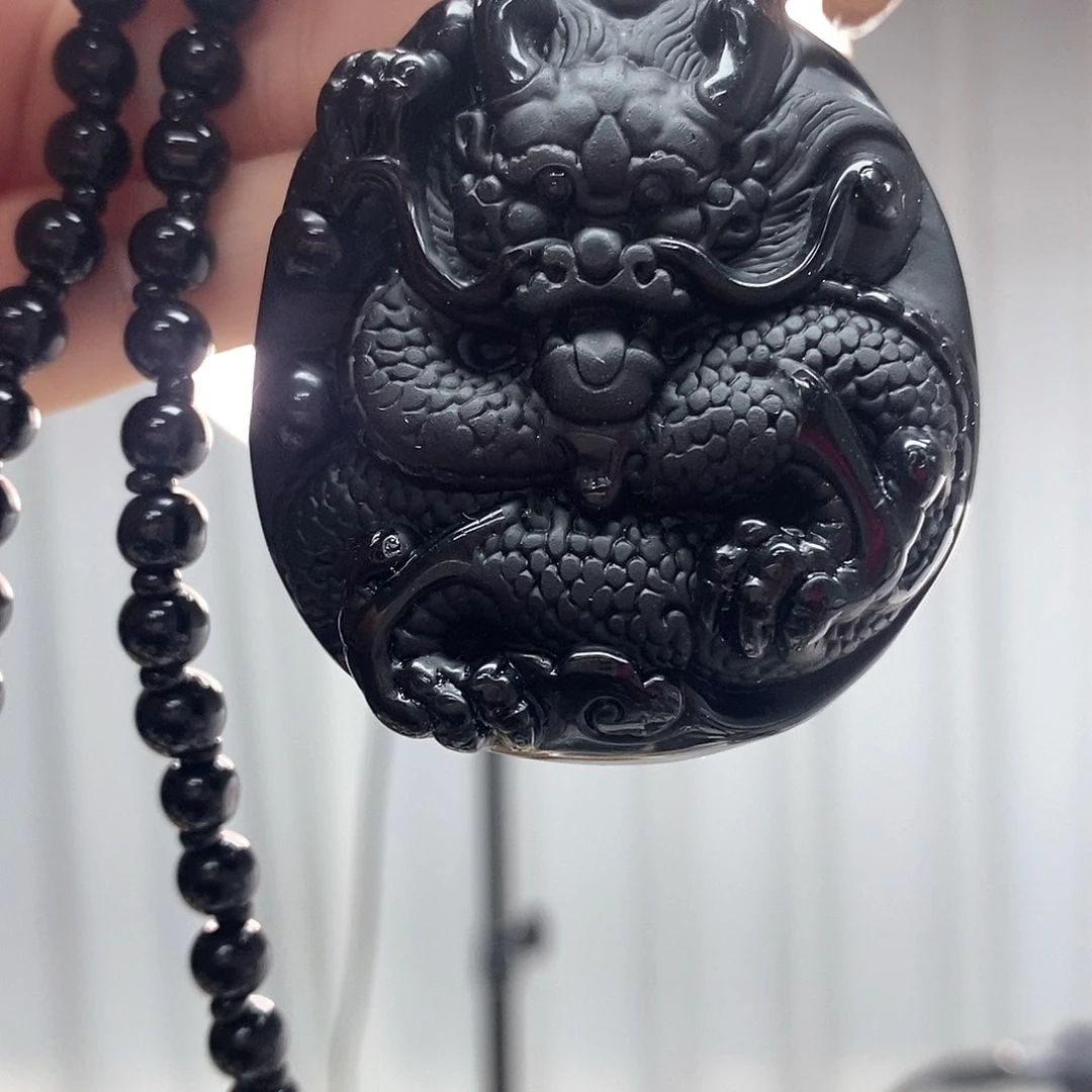 黑曜岩颈饰未镶嵌