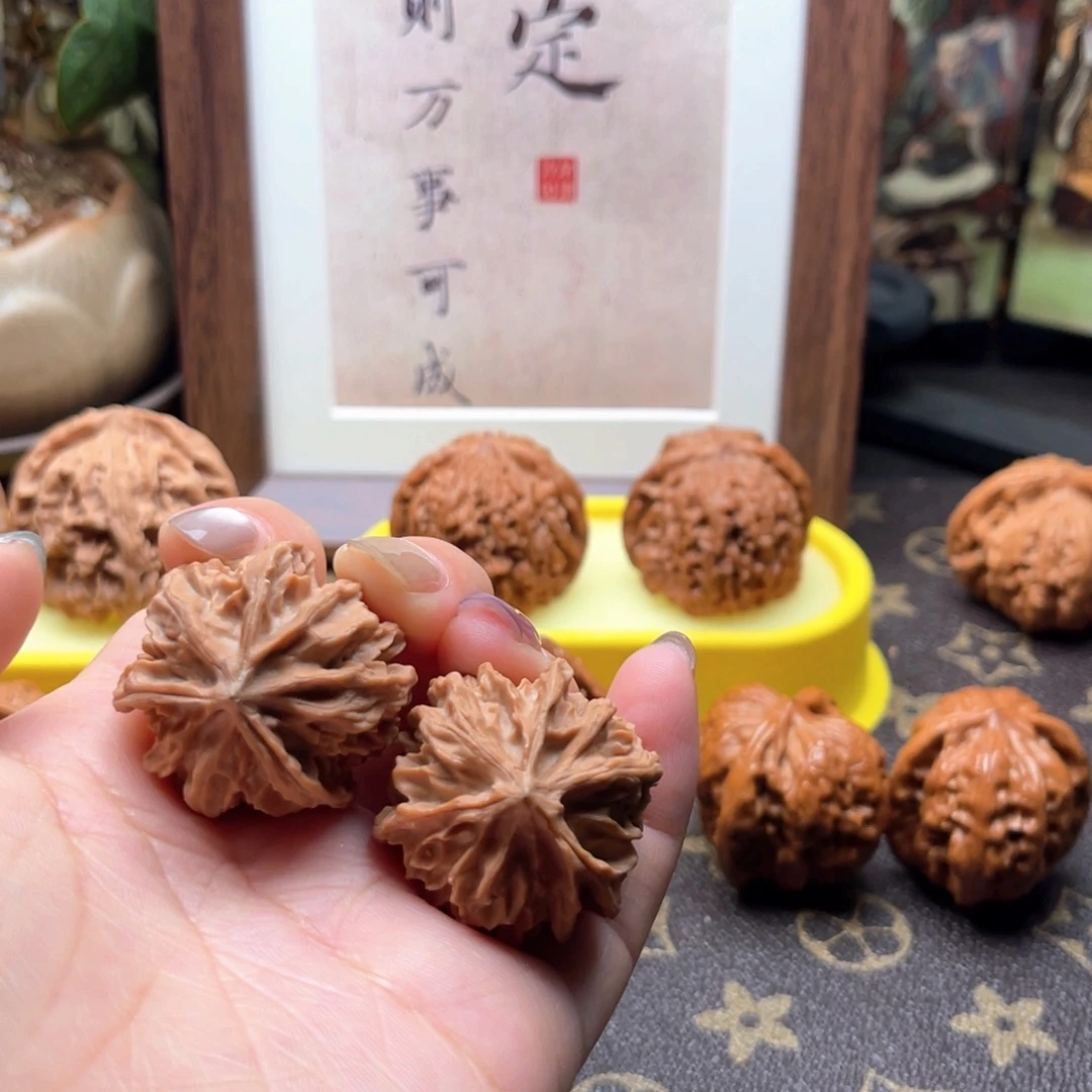 吊坠文玩核桃34岐山三棱