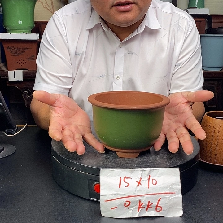 紫砂花盆货号一只KK6
