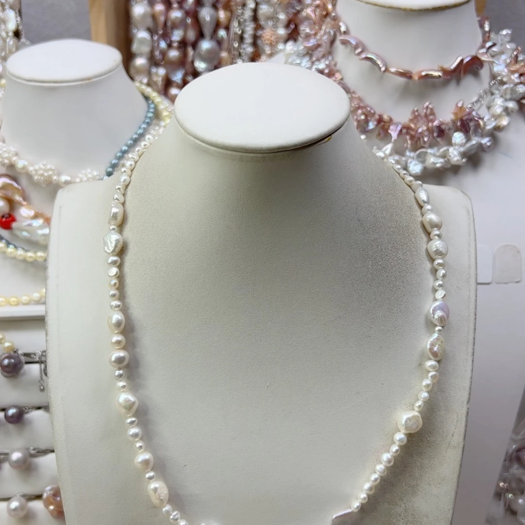 合金淡水珍珠手链