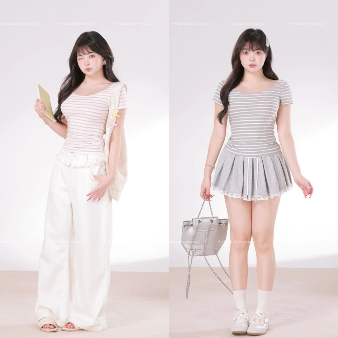 萌面侠清清【利兹周末】休闲衣服女慵懒风上衣百搭老钱风5369