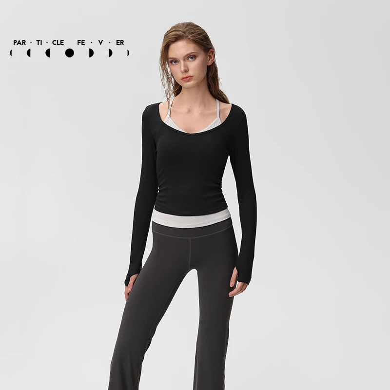 【莫代尔螺纹】运动内衣长袖T瑜伽套装TP198BR285 | 粒子狂热