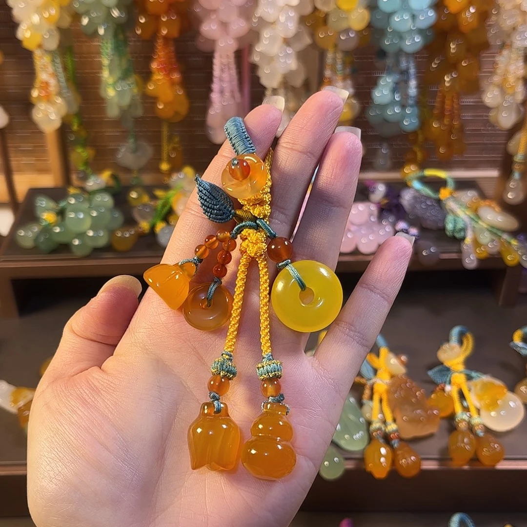 玛瑙/玉髓未镶嵌车挂