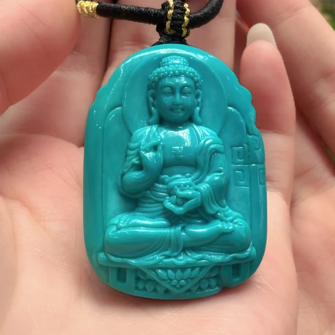 绿松石未镶嵌颈饰