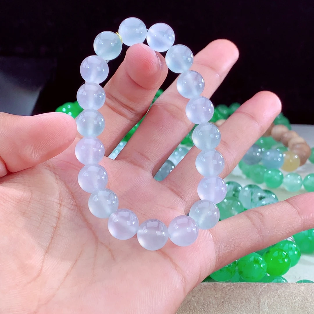未镶嵌手串翡翠天然缅甸