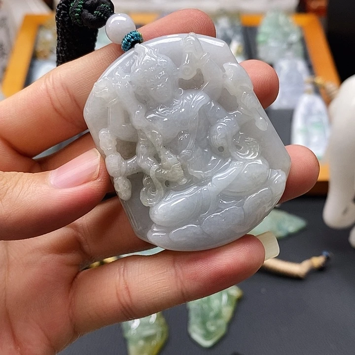 翡翠未镶嵌吊坠(不含链)挂件