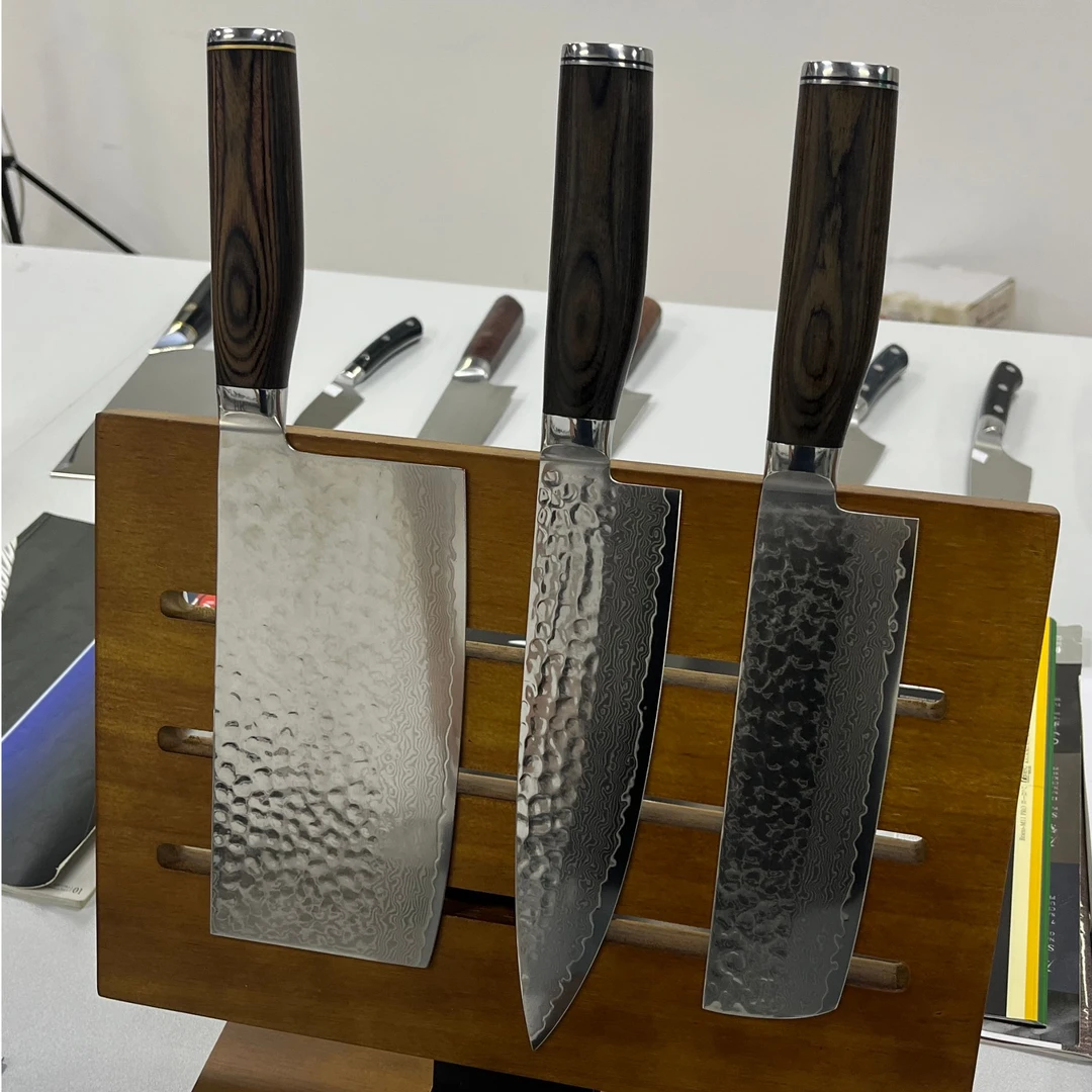 x家 垂纹 大马士革 菜刀 主厨 菜切 家用 厨师用  108- 110