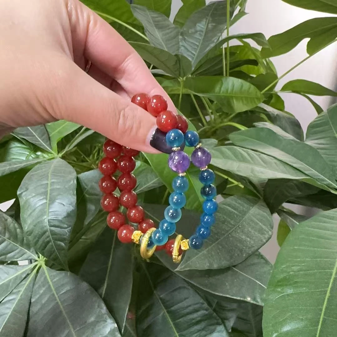 2502140192 HD 玛瑙卡10手串 （多样性发其一）