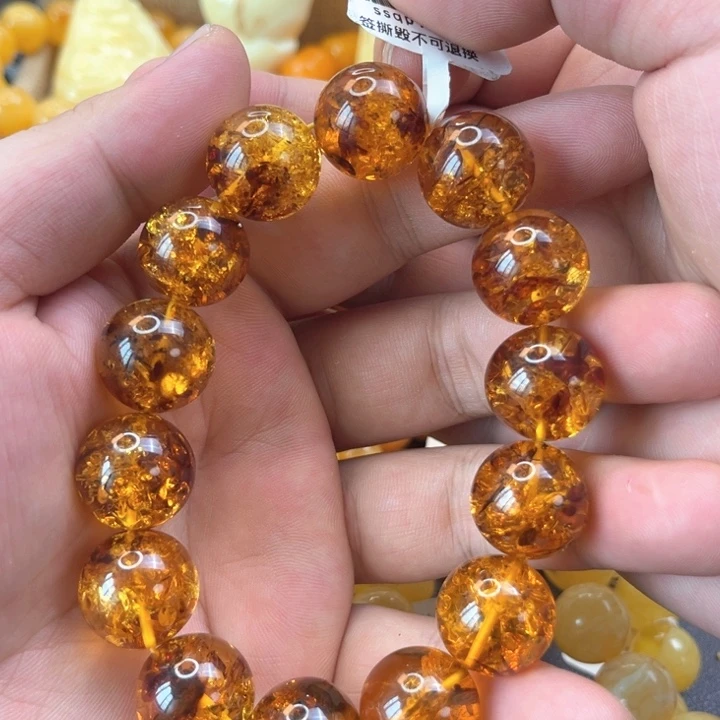 未镶嵌琥珀手链琥珀