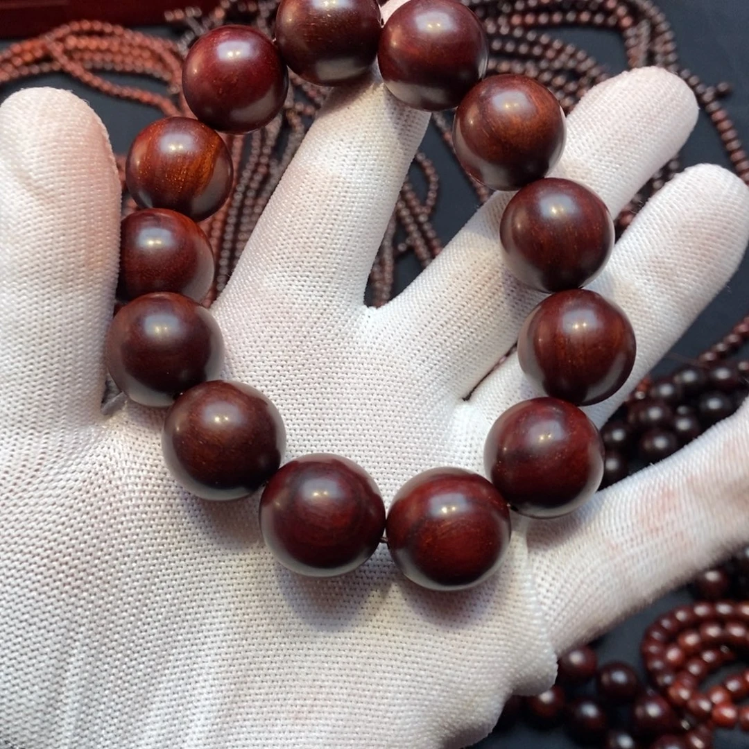 灰***迹手串/手链小叶紫檀1.5泥